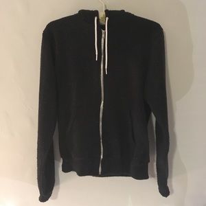 American Apparel zip up hoodie color specks